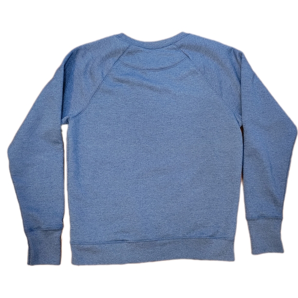 Champion Authentic Heathered Blue Crew Neck Sweatshirt Size M - Picture 6 of 9